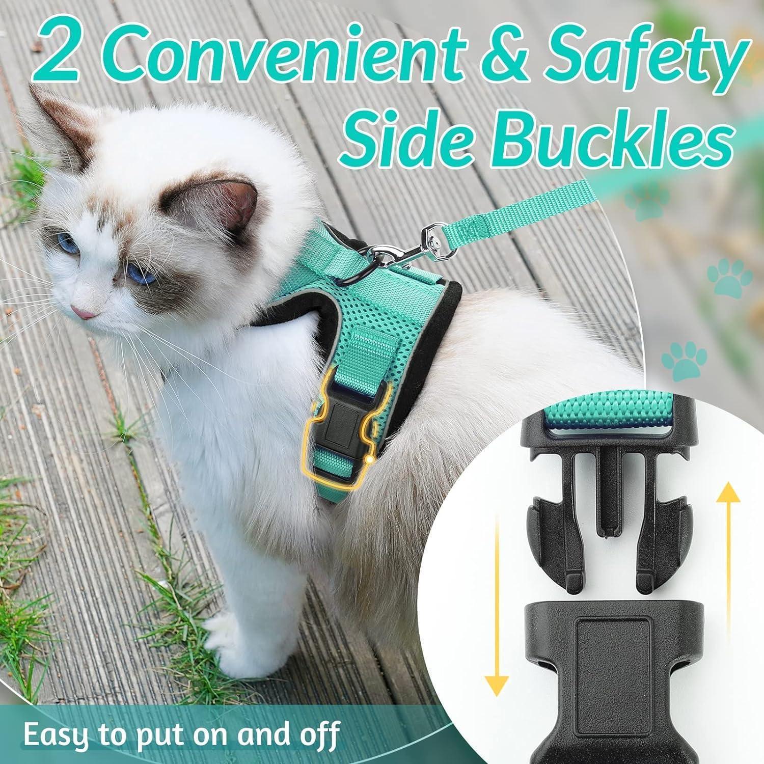 Rabbitgoo Adjustable Cat Harness and Leash Set