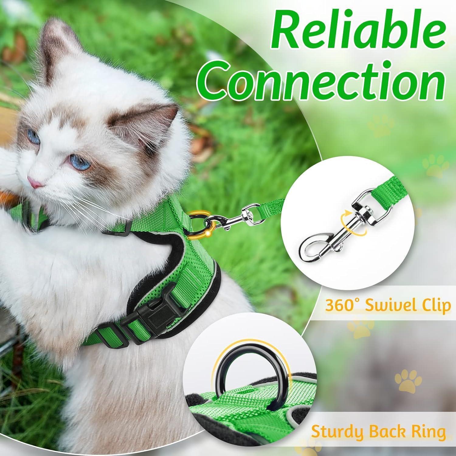 Rabbitgoo Adjustable Cat Harness and Leash Set