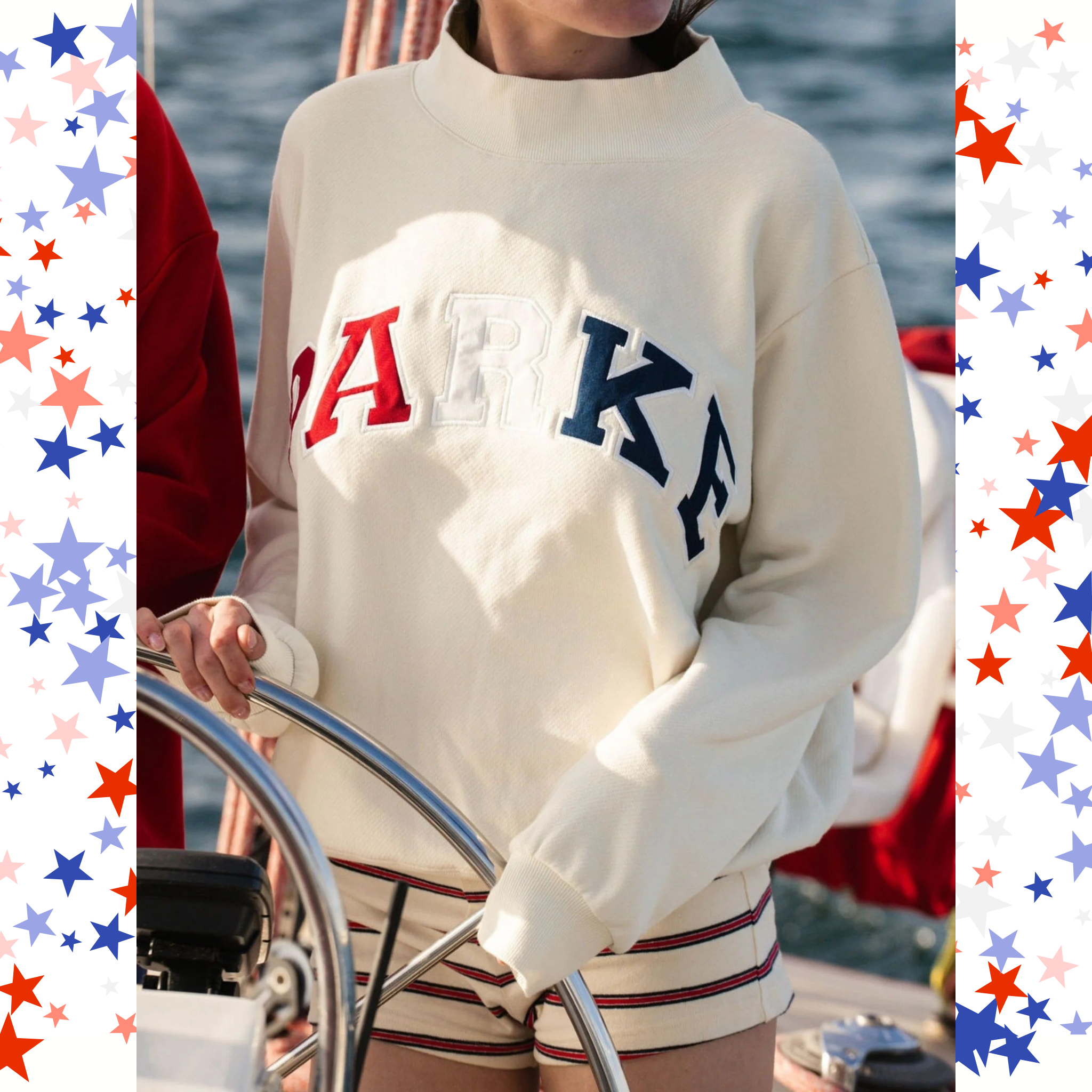 Sunkissed® Varsity Mockneck