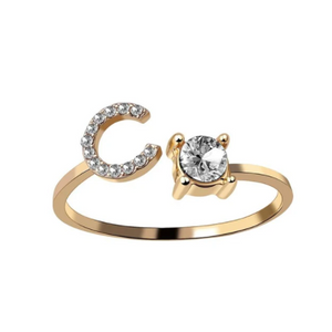 Lovely Initial Ring