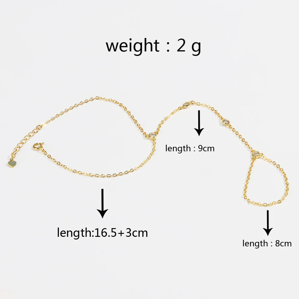 Stella Link Gold Handchain
