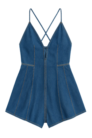 Dazed Denim Romper