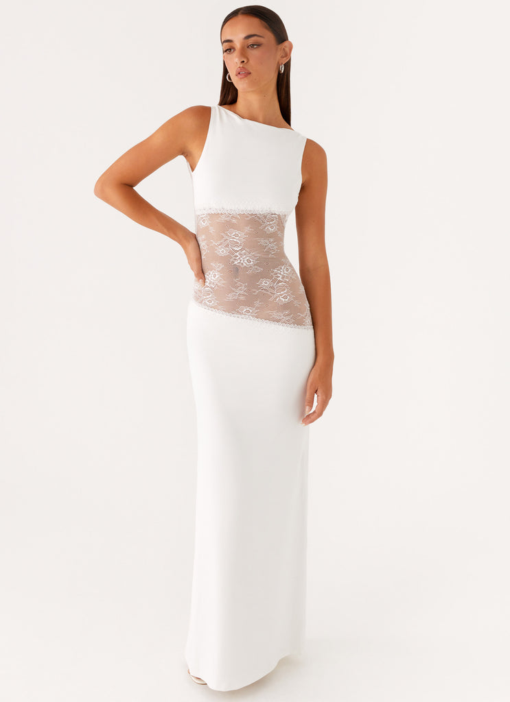 Graceful Lace Maxi Dress